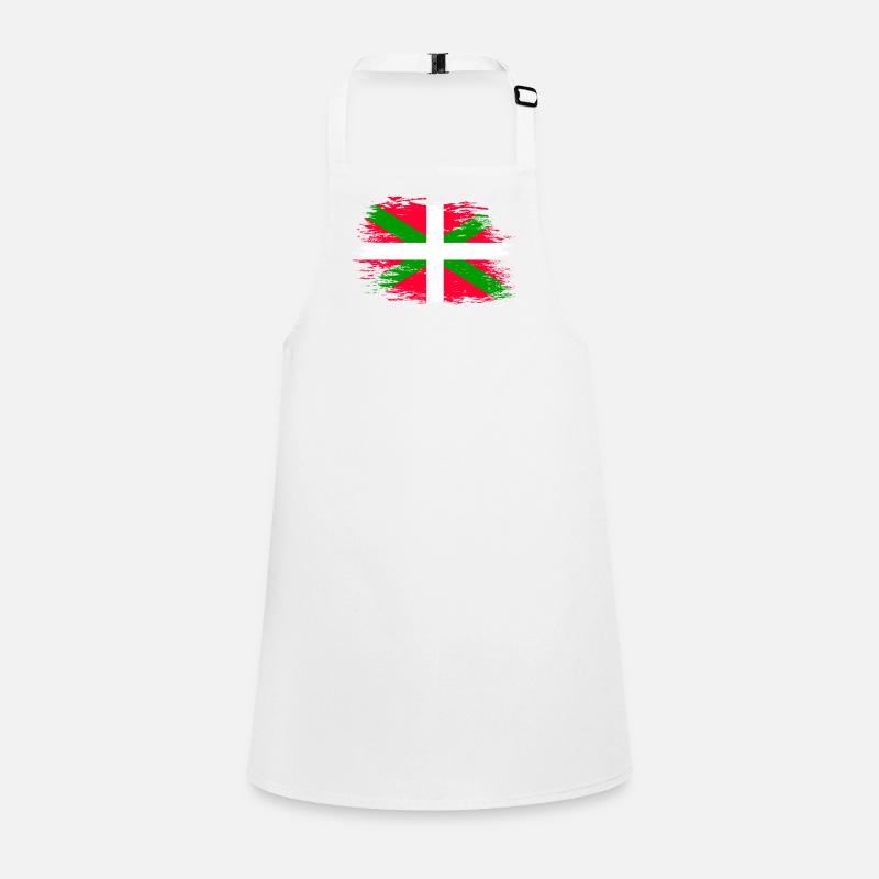 Baskische Flagge used Schürze für Kinder