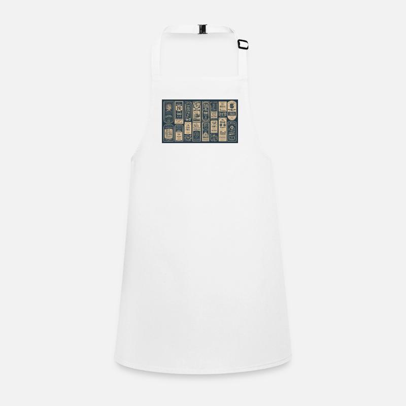 vintage retro designs Schürze für Kinder