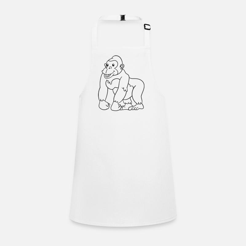 Gorille, singe, cadeau, idée cadeau Tablier Enfant
