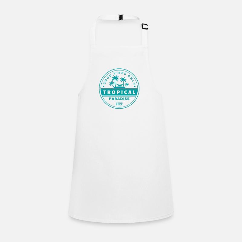 Tropical Paradise - Good Vibes Only Children's Apron