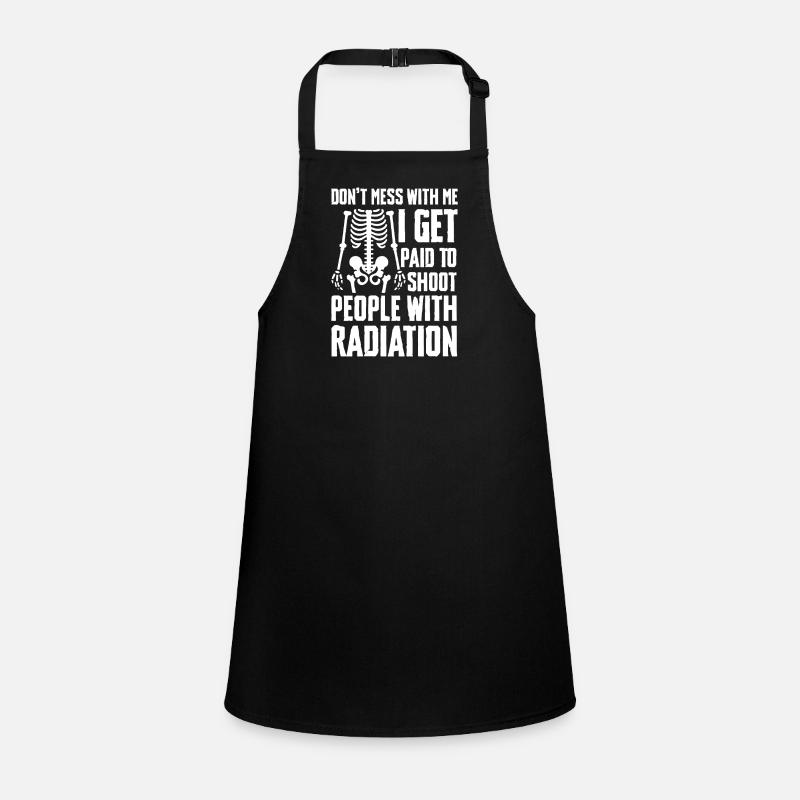 Radiation expert skeleton humor X-ray Children's Apron