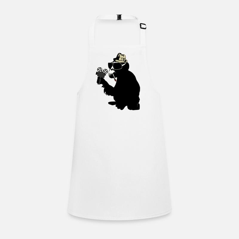 mr. brainwash monkey Children's Apron