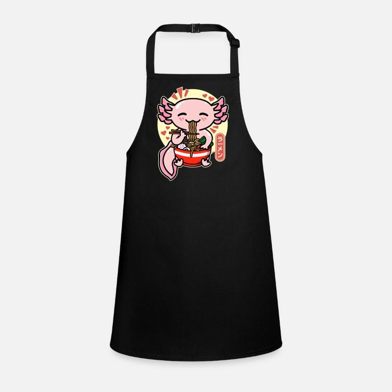 Axolotl ramen sunset japon Tablier Enfant