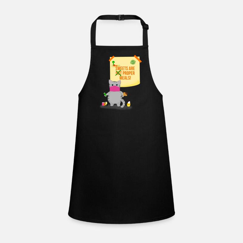 Sweets are not proper meals Children's Apron