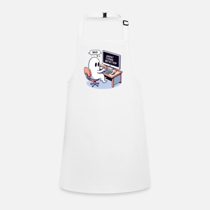 GHOST TYPING DETECTED! -Boo! Children's Apron