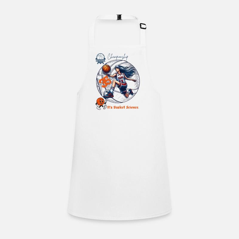 Illustration dynamique de championne de basket-ball Tablier Enfant