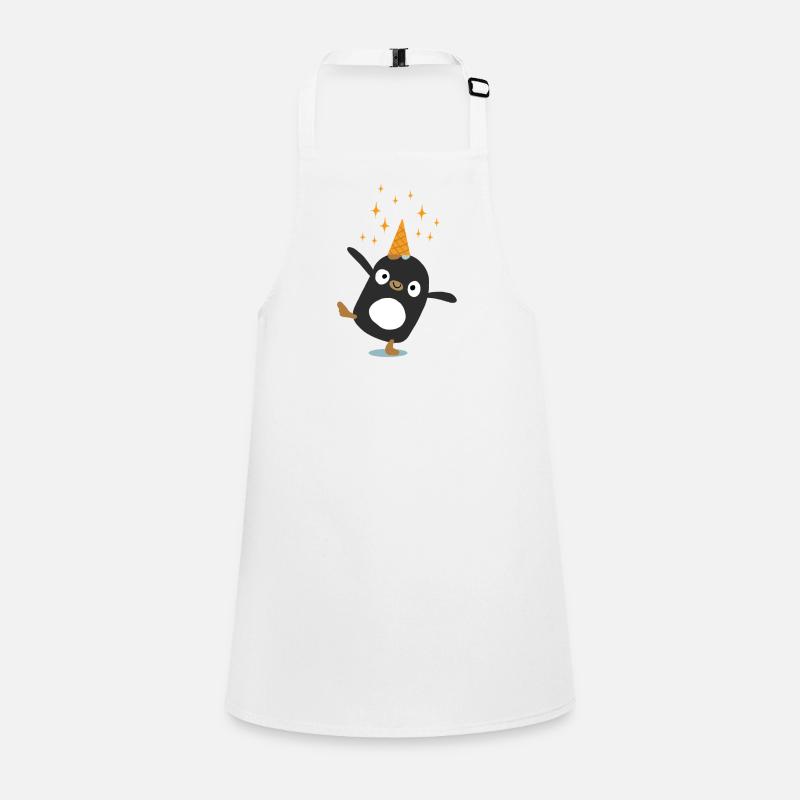 Einhorn Pinguin Schürze für Kinder