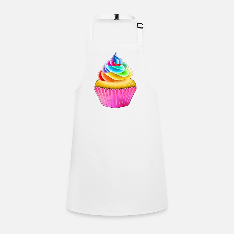 Regenbogen Muffin Schürze für Kinder