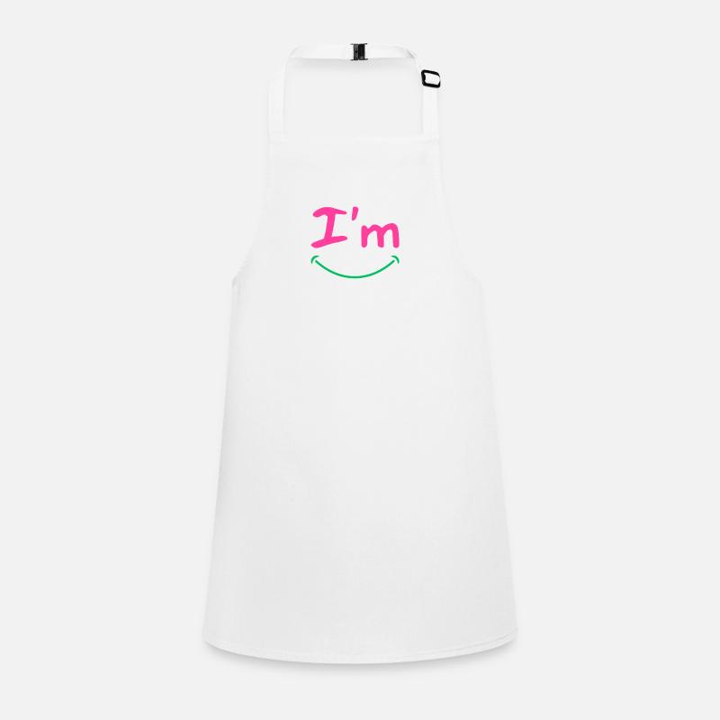 Ich bin 😊 Schürze für Kinder