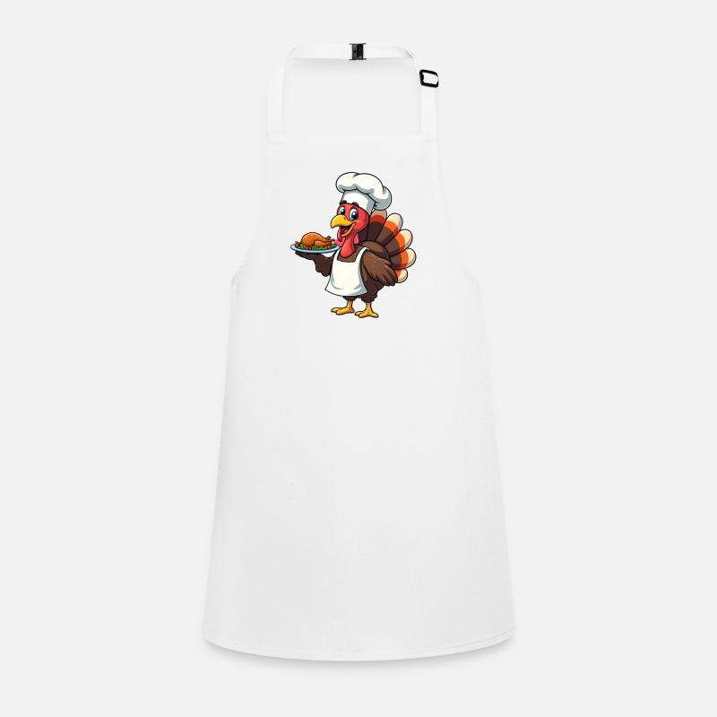 Cuisinier de dinde de Thanksgiving Thanksgiving Tablier Enfant
