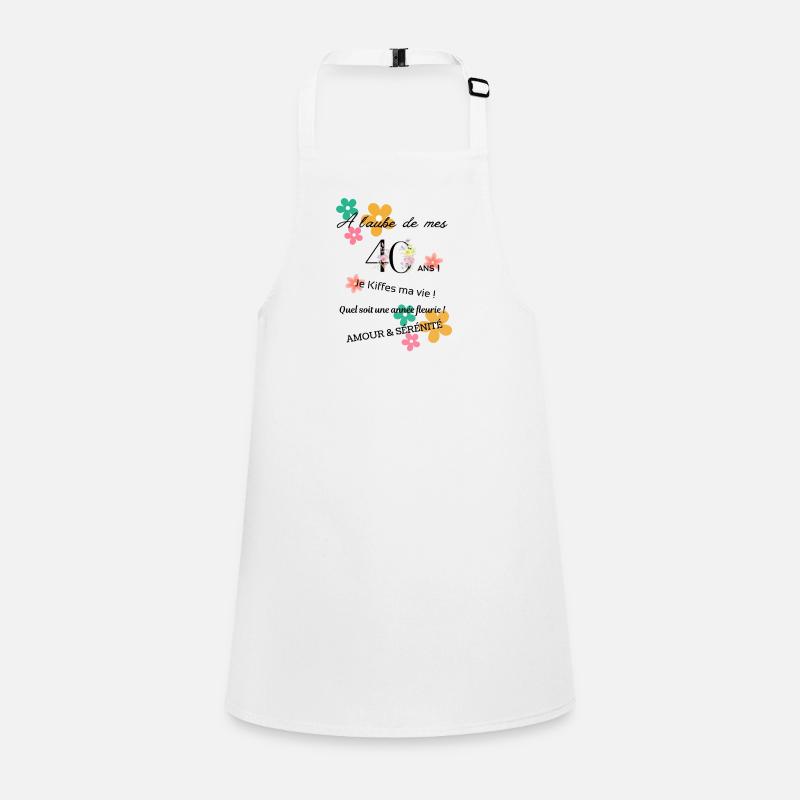 _40ans_fleurie Children's Apron