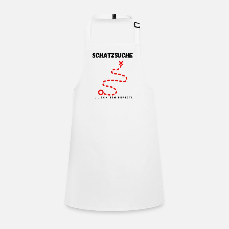 Schatzsuche_ich_bin_bereit Grembiuli per bambini