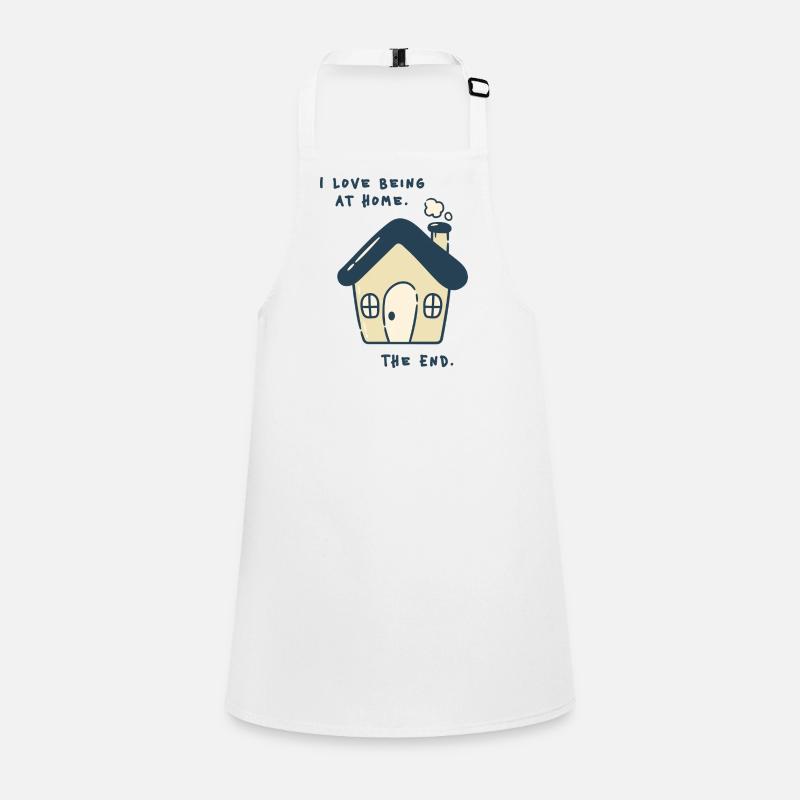 J’adore être à la maison – Déclaration introvertie Tablier Enfant