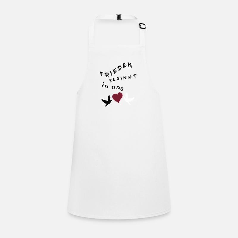 Frieden beginnt in uns Schürze für Kinder