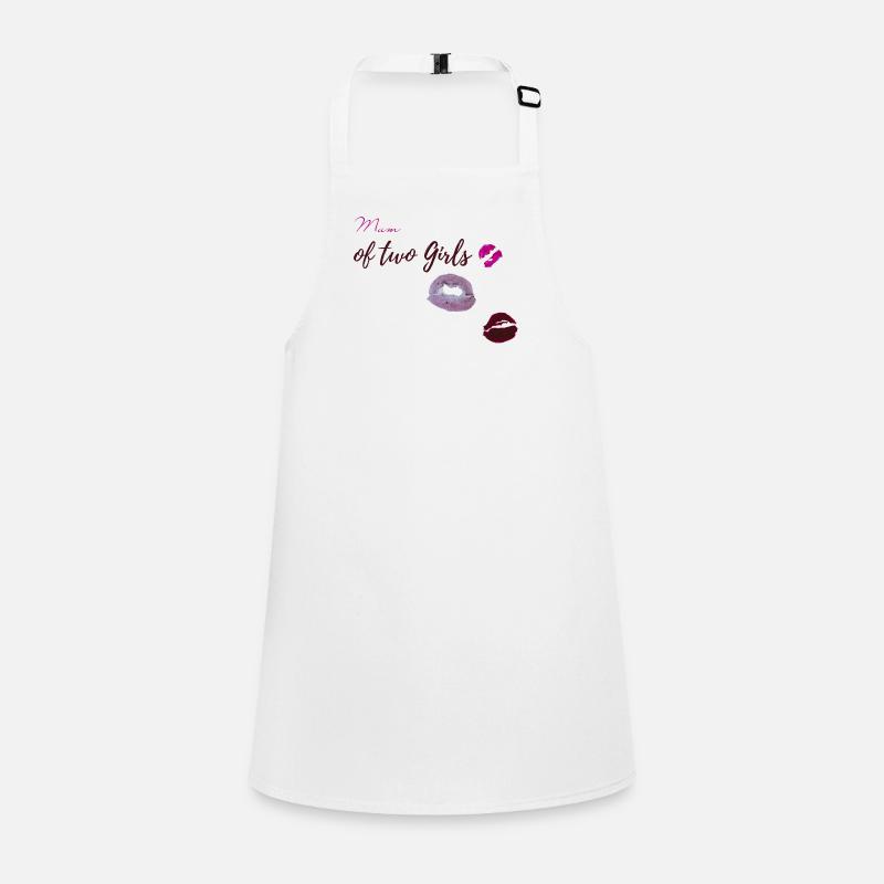 Maman de deux filles Tablier Enfant