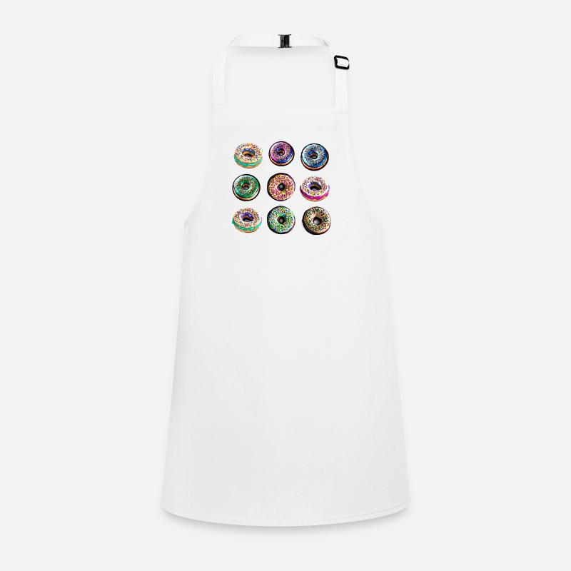 Donuts Muffins Donut Candy Children's Apron