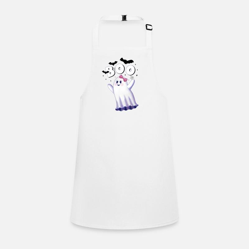 Halloween Geist. Boo Schürze für Kinder