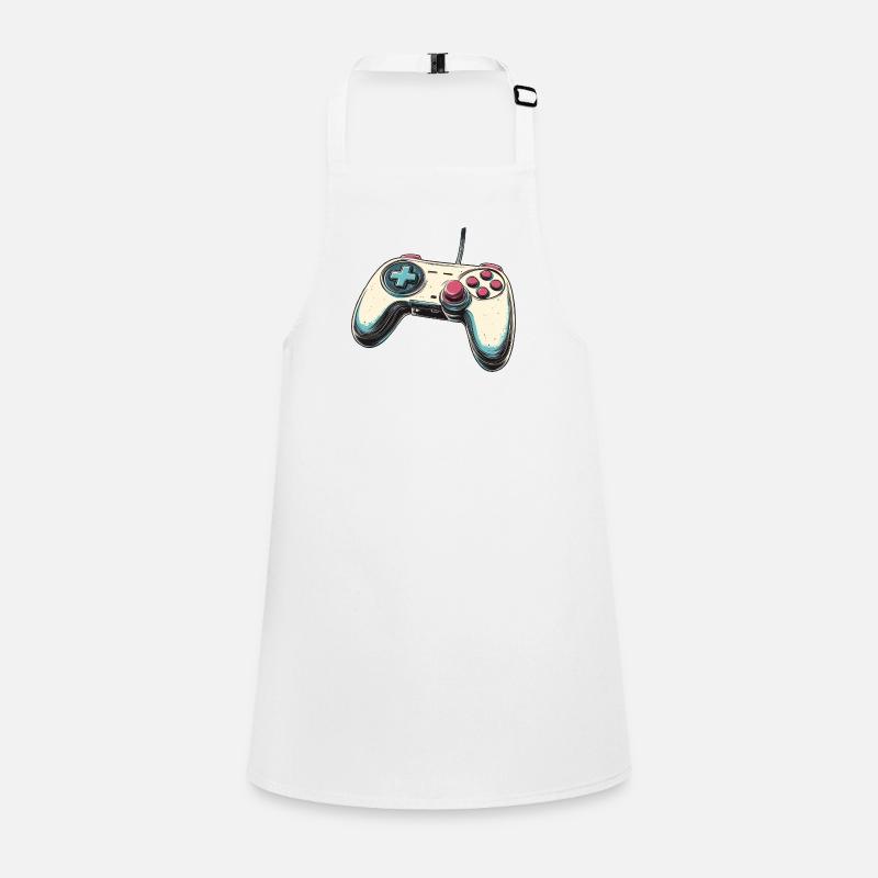 Gamepad, Gamepad, Controller Logo and Joystick Children's Apron