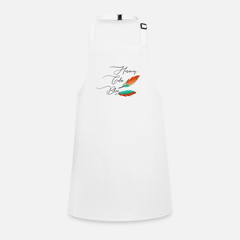 Calm Power Feathers Children's Apron