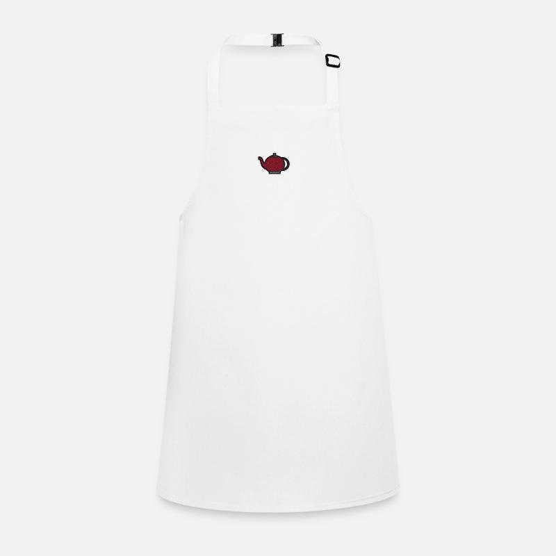 Tea kettle embroidered Children's Apron