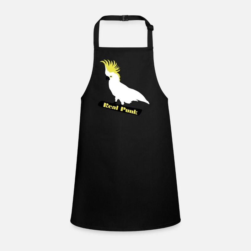 Real Punk, Kakadu, Papagei, Vogel Schürze für Kinder