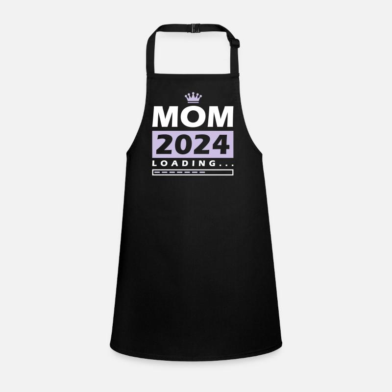 Mama 2024 Loading Mom Schürze für Kinder