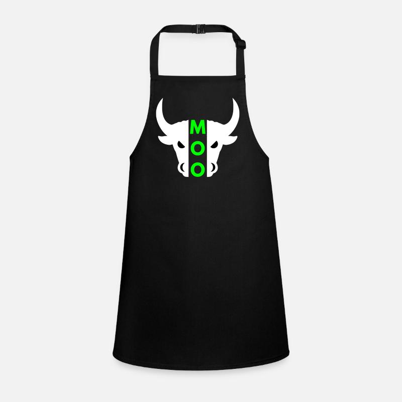 Moo (half head bull) Children's Apron