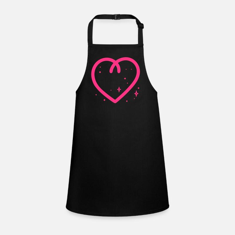 Glitter Heart Children's Apron
