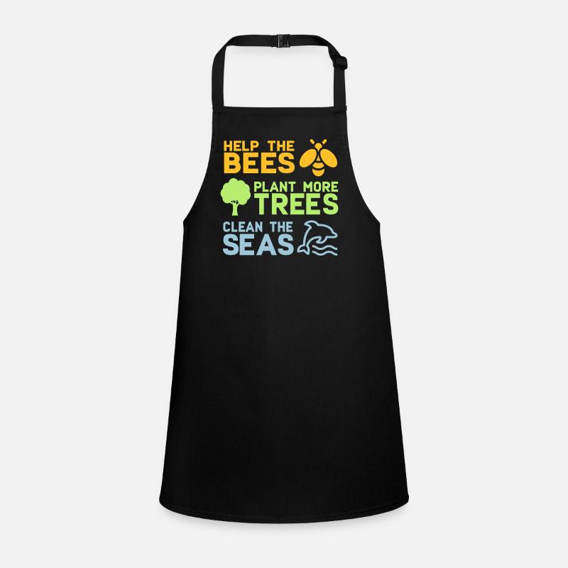 Help the Bees Plant More Trees | Forest trees nature Children's Apron