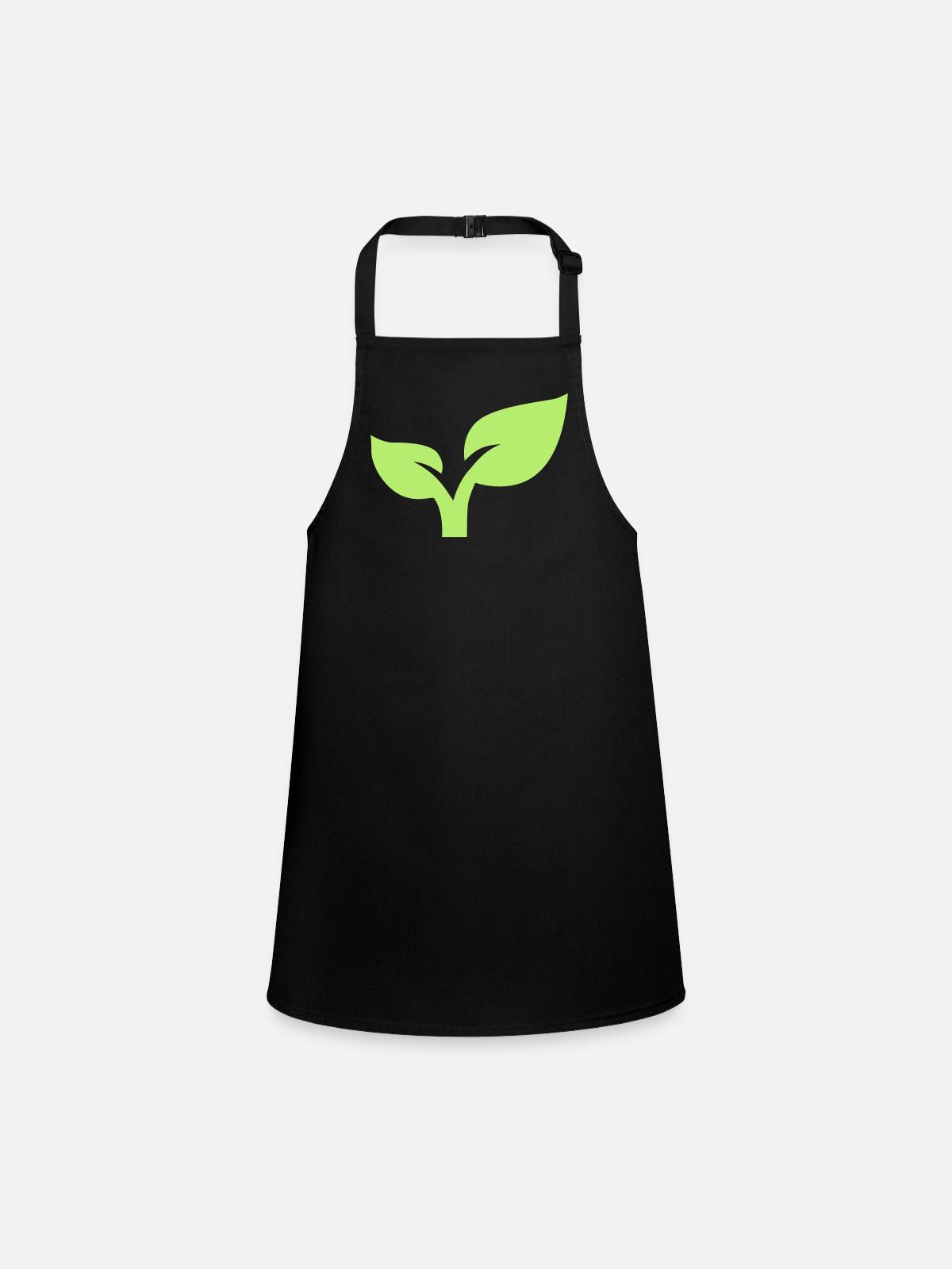 Plante - Tablier Enfant - noir - Devant