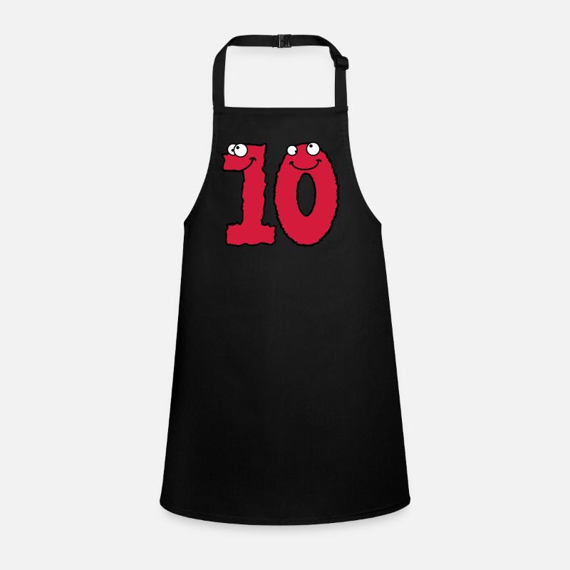 Funny 10 ten comic monsters Children's Apron