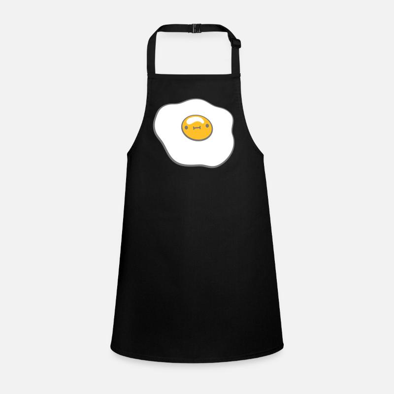 Fried egg with face Children's Apron
