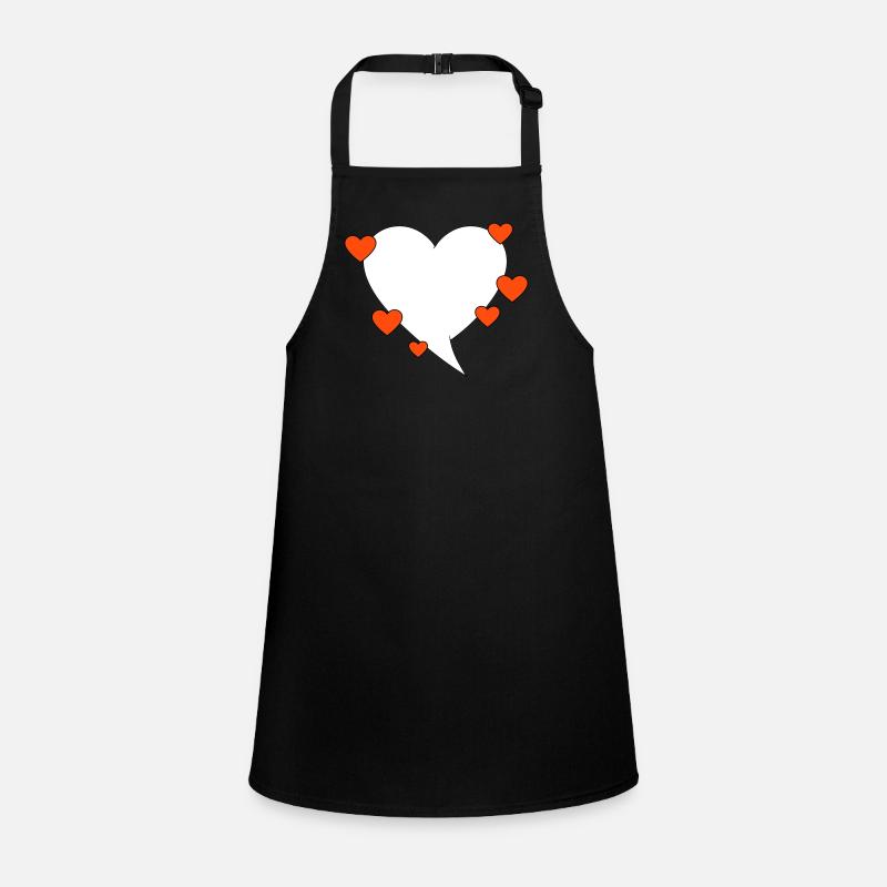 Speech bubble with hearts Children's Apron