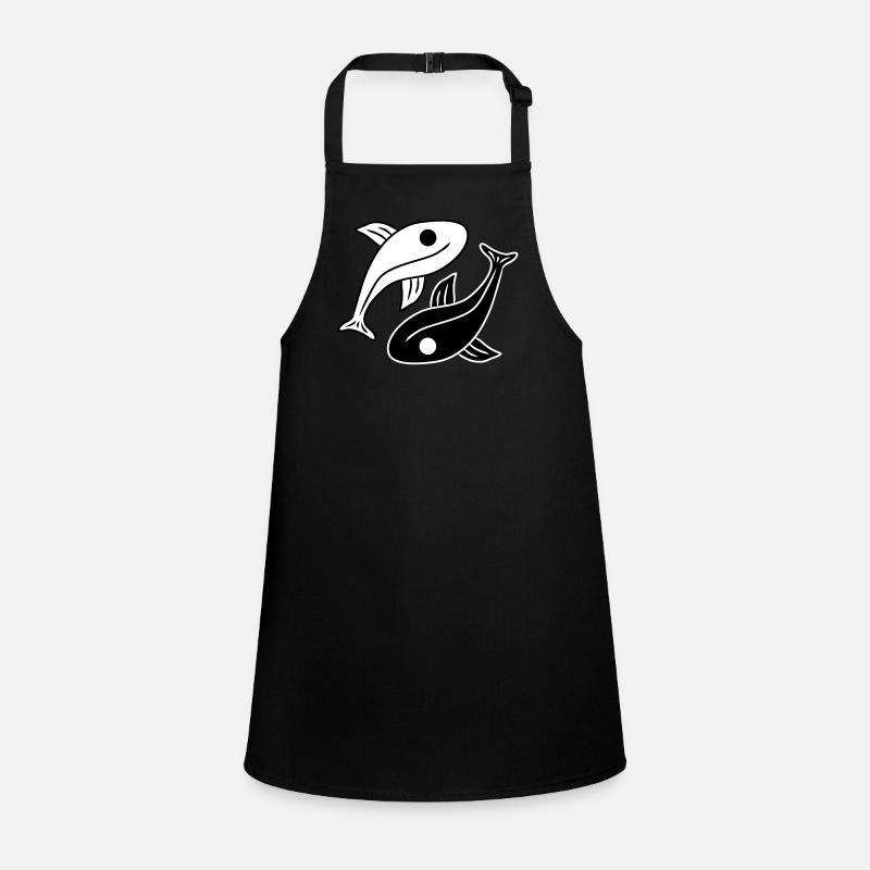 Yin Yang Fishs Tablier Enfant