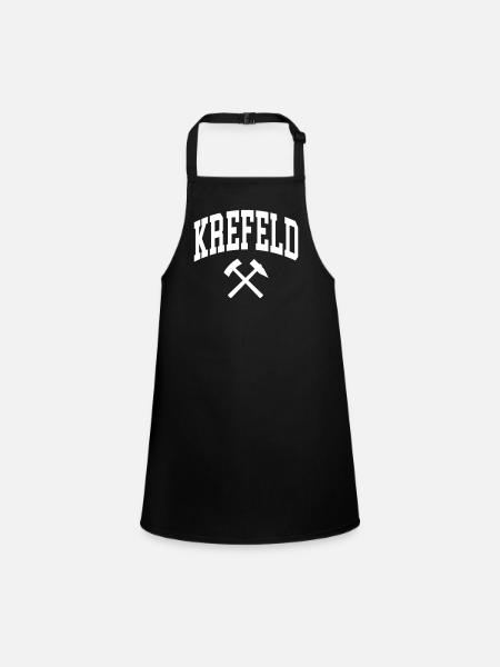 Krefeld - Children's Apron - black - Front