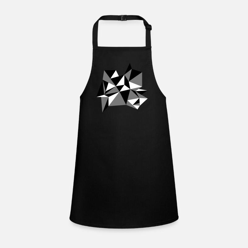 shape pattern triangles design origami cool paper 3c Children's Apron
