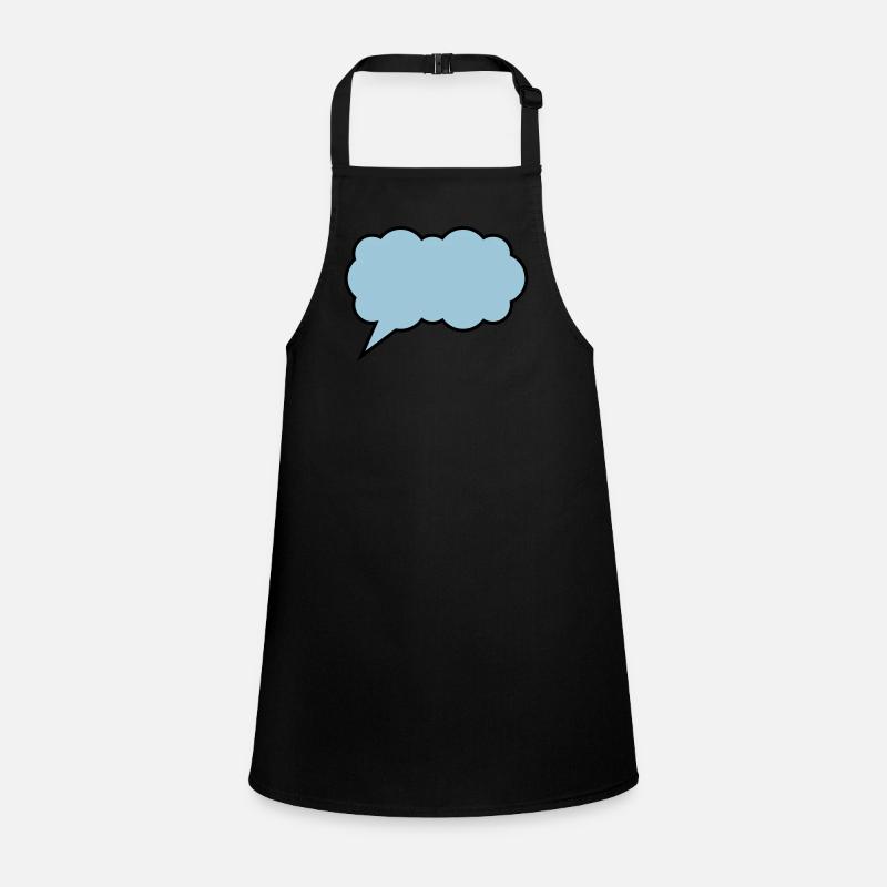 cloud bubble design Children's Apron