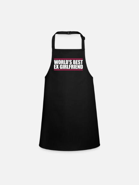 World's Best Ex Girlfriend - Children's Apron - black - Front