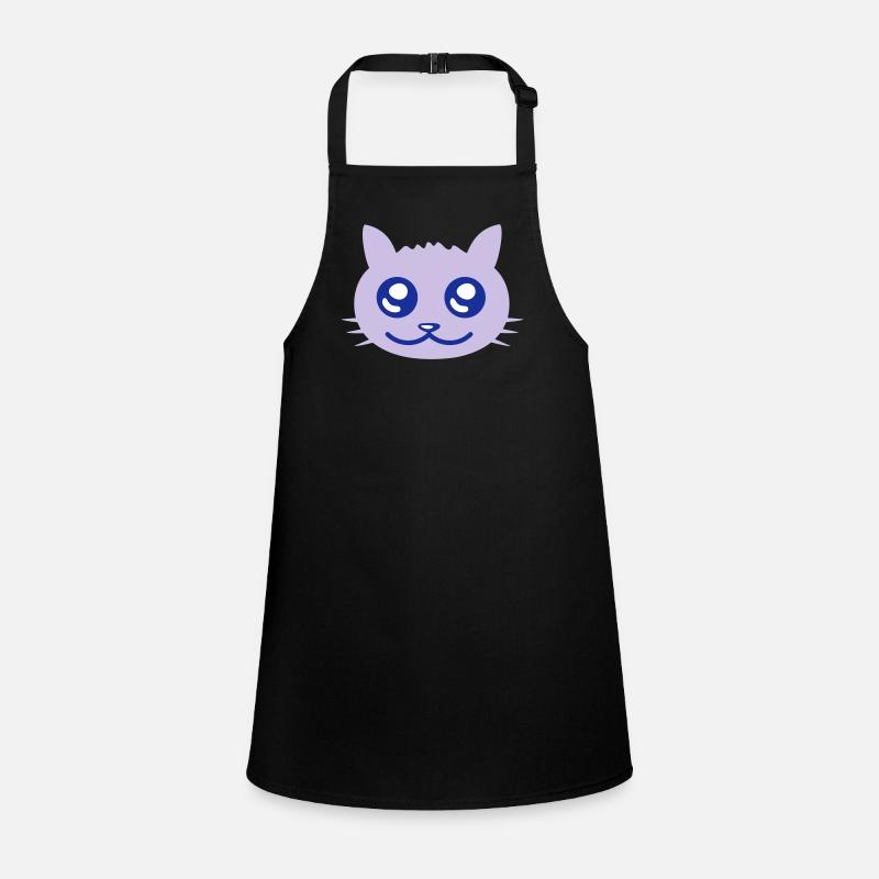 Jolie chatte Ayant l’air heureuse Joyeuse Souriante Tablier Enfant