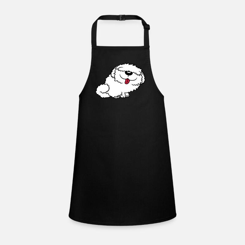 Funny bobtail dog Children's Apron