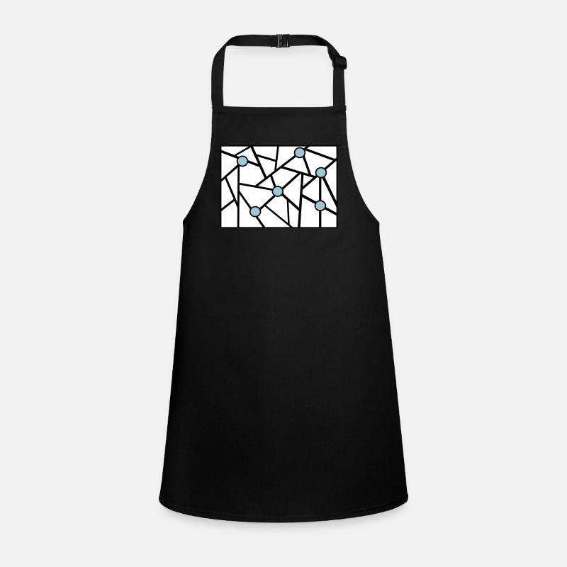 Drawing Graphic with Dots Children's Apron