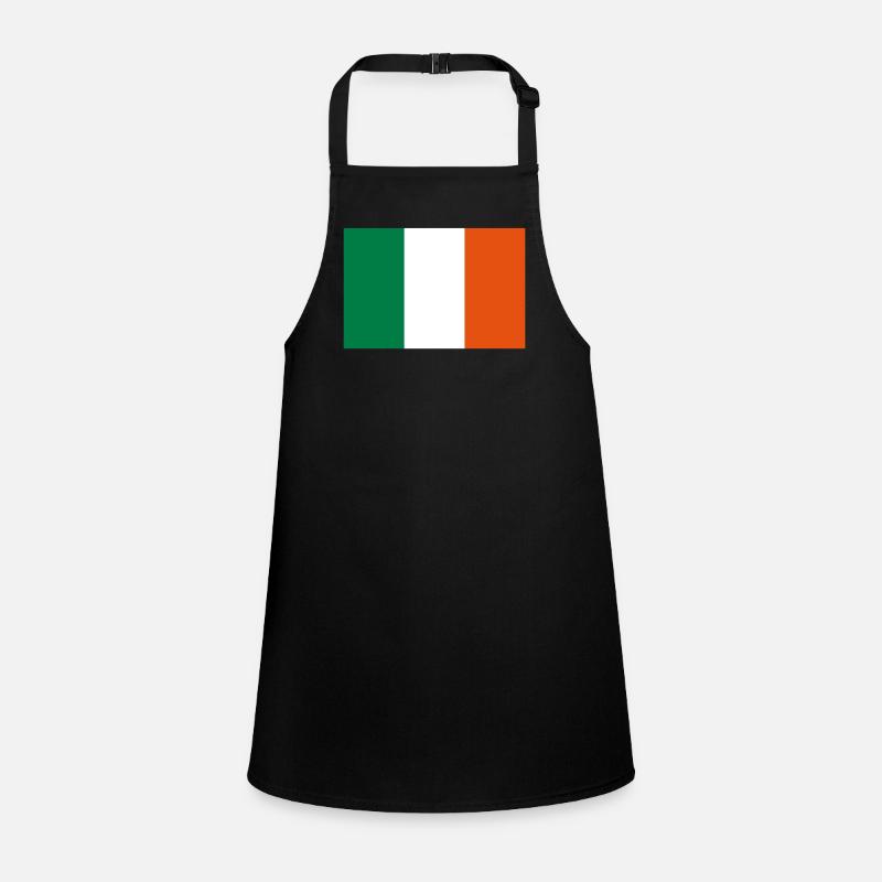 drapeau_irlande - Children's Apron - black