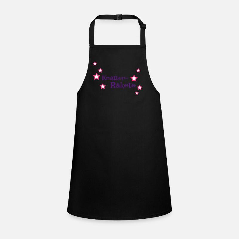 Knatter rocket with asterisks Windelpupser Children's Apron