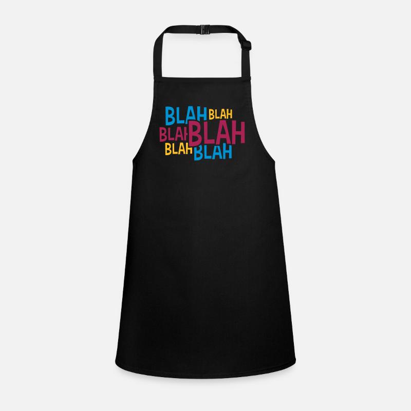 Comic Blah Colorful Children's Apron