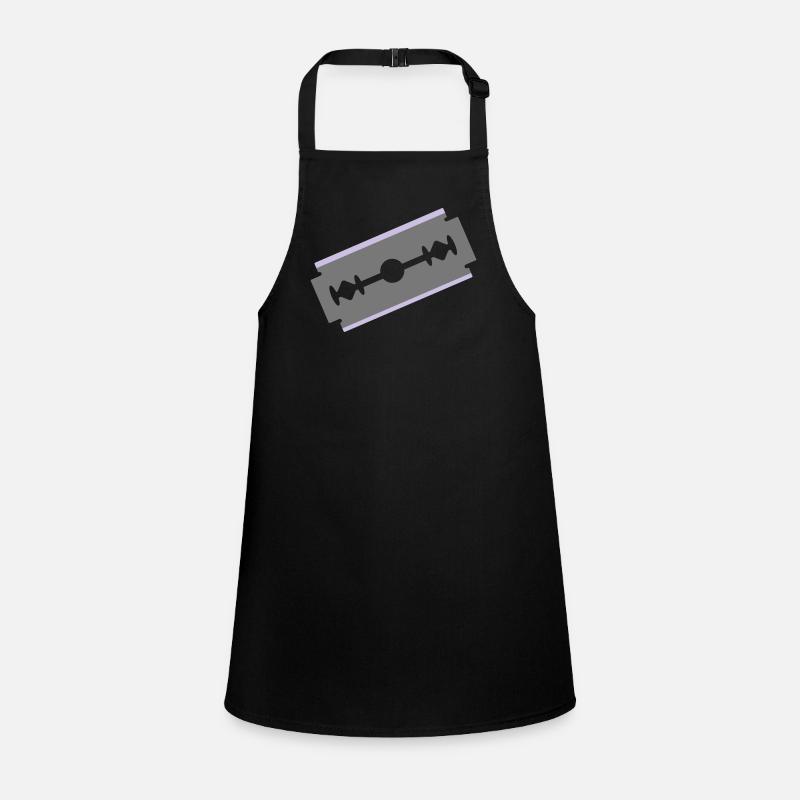Cut razor blade cut cut 2c Children's Apron
