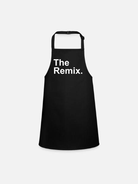 The Remix. - Schürze für Kinder - Schwarz - Vorne