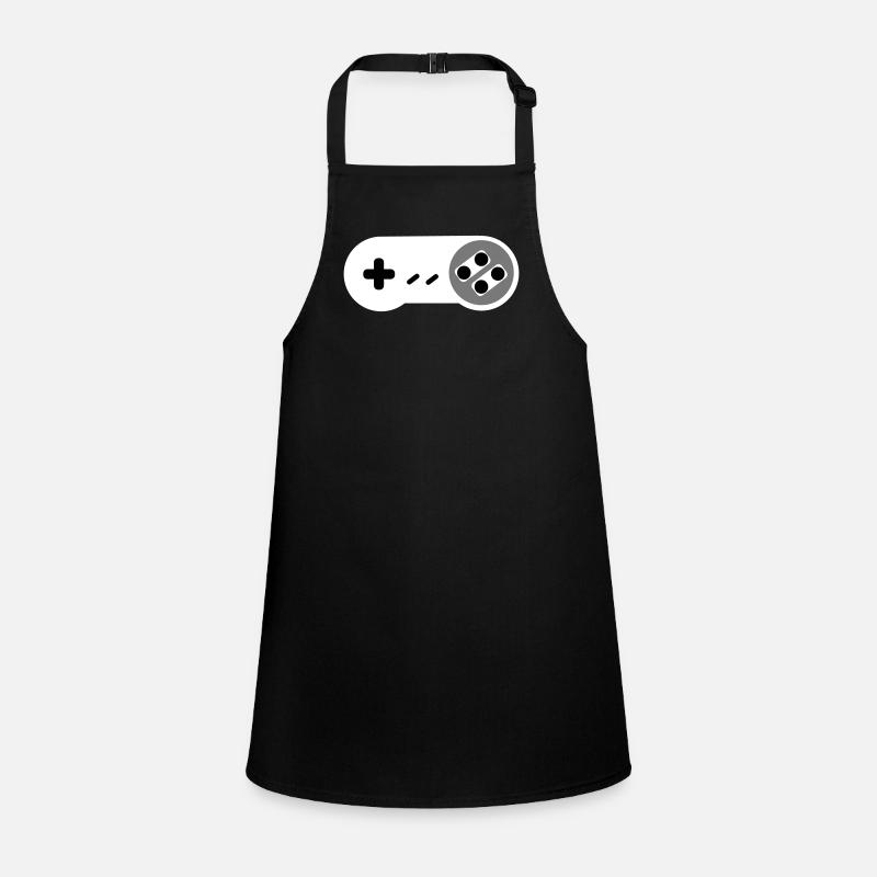 Super NES Controller - Children's Apron - black