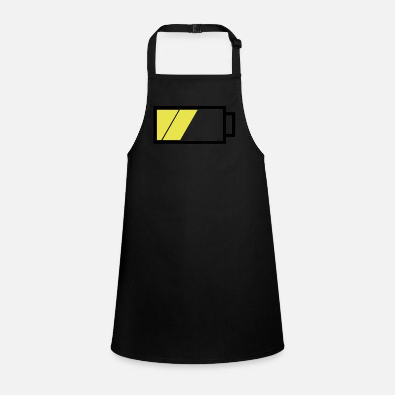 Battery half full Children's Apron