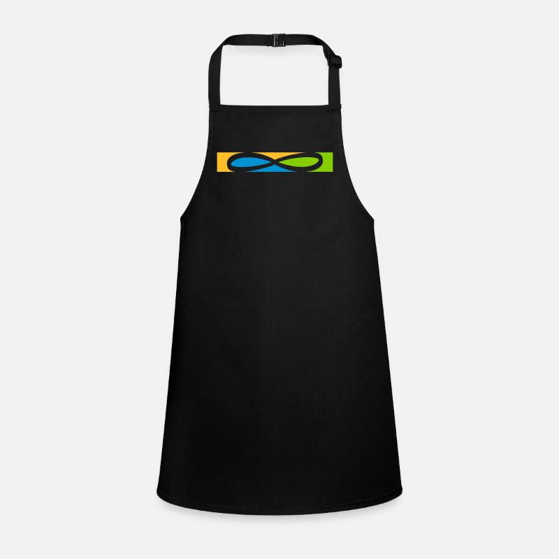 Stripe Infinity icon Children's Apron