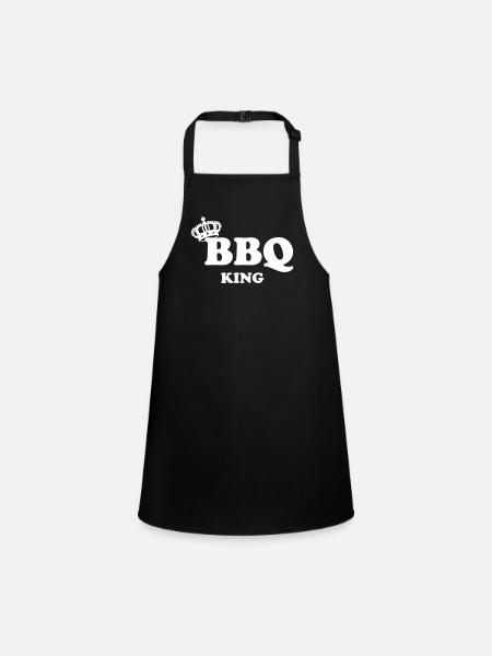 BBQ - Schürze für Kinder - Schwarz - Vorne